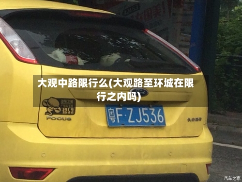 大观中路限行么(大观路至环城在限行之内吗)