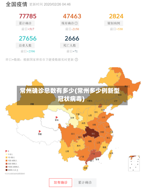 常州确诊总数有多少(常州多少例新型冠状病毒)