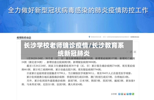 长沙学校老师确诊疫情/长沙教育系统新冠肺炎