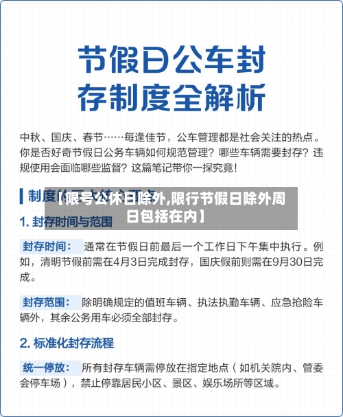 【限号公休日除外,限行节假日除外周日包括在内】