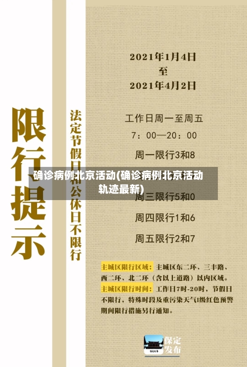 确诊病例北京活动(确诊病例北京活动轨迹最新)