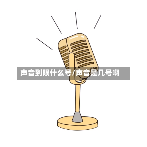 声音到限什么号/声音是几号啊