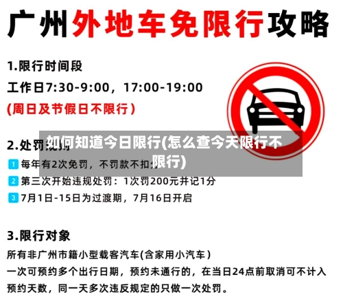 如何知道今日限行(怎么查今天限行不限行)