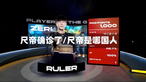 尺帝确诊了/尺帝是哪国人