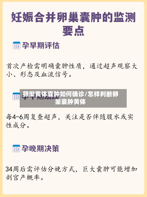 卵巢黄体囊肿如何确诊/怎样判断卵巢囊肿黄体