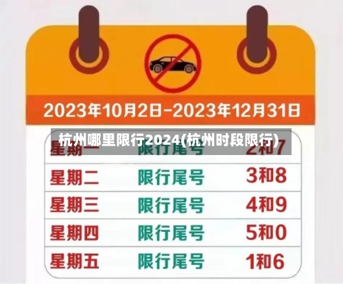 杭州哪里限行2024(杭州时段限行)