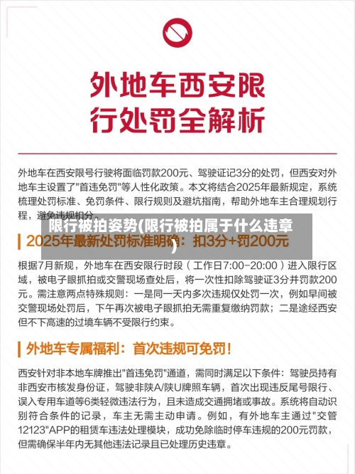 限行被拍姿势(限行被拍属于什么违章)