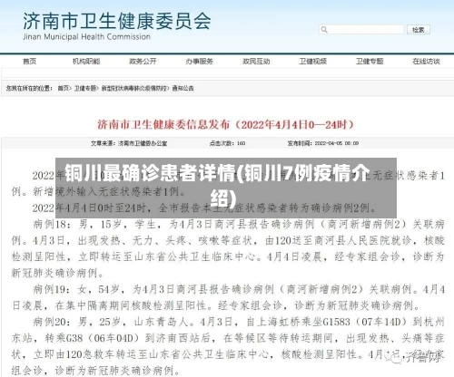 铜川最确诊患者详情(铜川7例疫情介绍)