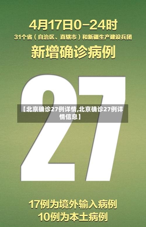 【北京确诊27例详情,北京确诊27例详情信息】