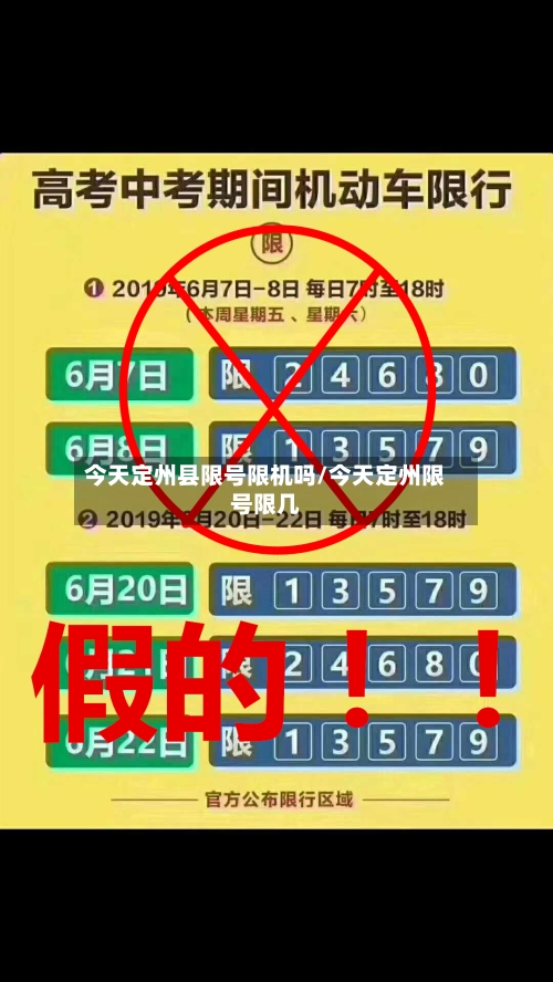 今天定州县限号限机吗/今天定州限号限几