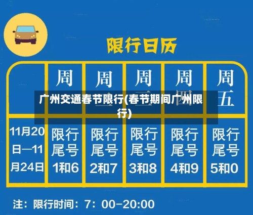 广州交通春节限行(春节期间广州限行)