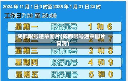 成都限号违章图片(成都限号违章图片高清)