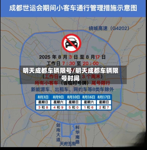 明天成都车辆限号/明天成都车辆限号时间
