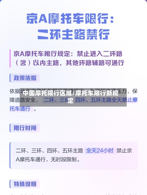 中国摩托限行区域/摩托车限行新规定