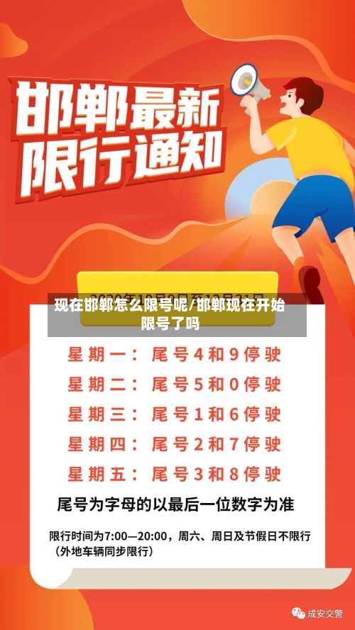 现在邯郸怎么限号呢/邯郸现在开始限号了吗