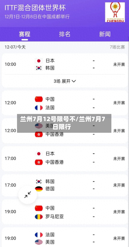 兰州7月12号限号不/兰州7月7日限行