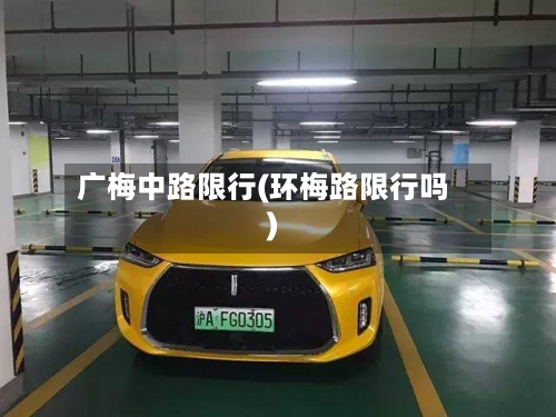广梅中路限行(环梅路限行吗)