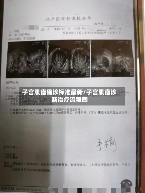 子宫肌瘤确诊标准最新/子宫肌瘤诊断治疗流程图