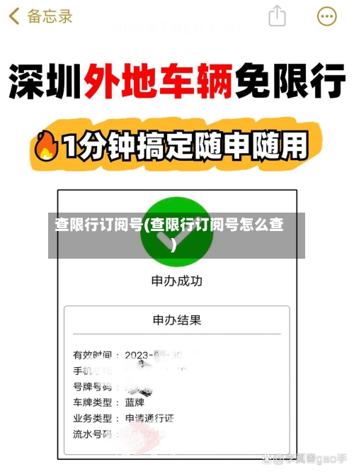 查限行订阅号(查限行订阅号怎么查)