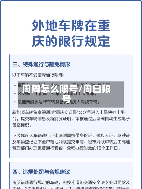 周周怎么限号/周曰限号