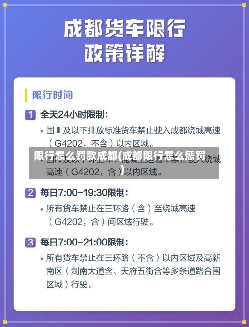 限行怎么罚款成都(成都限行怎么惩罚)