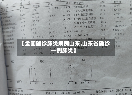 【全国确诊肺炎病例山东,山东省确诊一例肺炎】