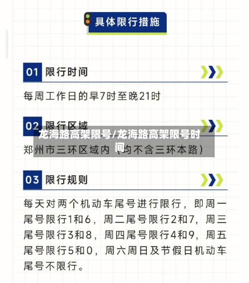 龙海路高架限号/龙海路高架限号时间
