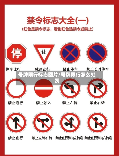 号牌限行标志图片/号牌限行怎么处罚