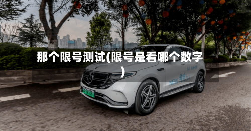 那个限号测试(限号是看哪个数字)