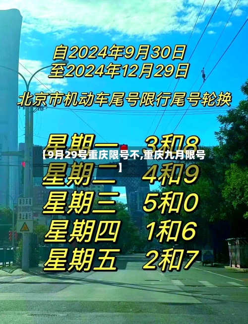 【9月29号重庆限号不,重庆九月限号】