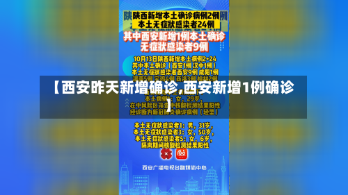 【西安昨天新增确诊,西安新增1例确诊】