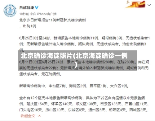 北京确诊海淀照片(北京海淀确诊一例)