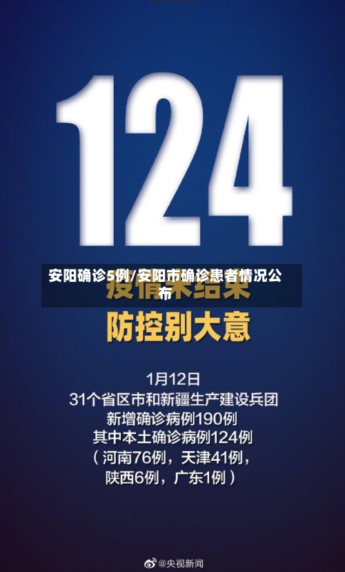 安阳确诊5例/安阳市确诊患者情况公布